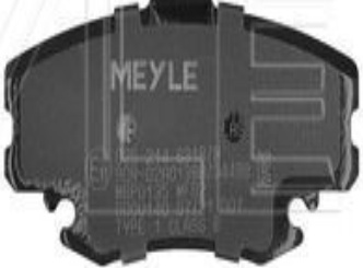 Front MEYLE GERMANY 025 214 6318/W Brake Pad Set, disc brake for DACIA,LADA,PEUG