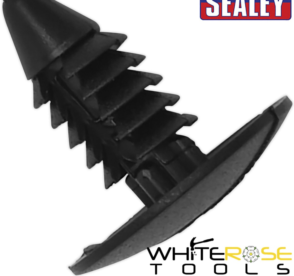Sealey TCFT1820 Fir Tree Clip 18mm x 18mm, Citroen/Ford/GM/Peugeot - Pack of