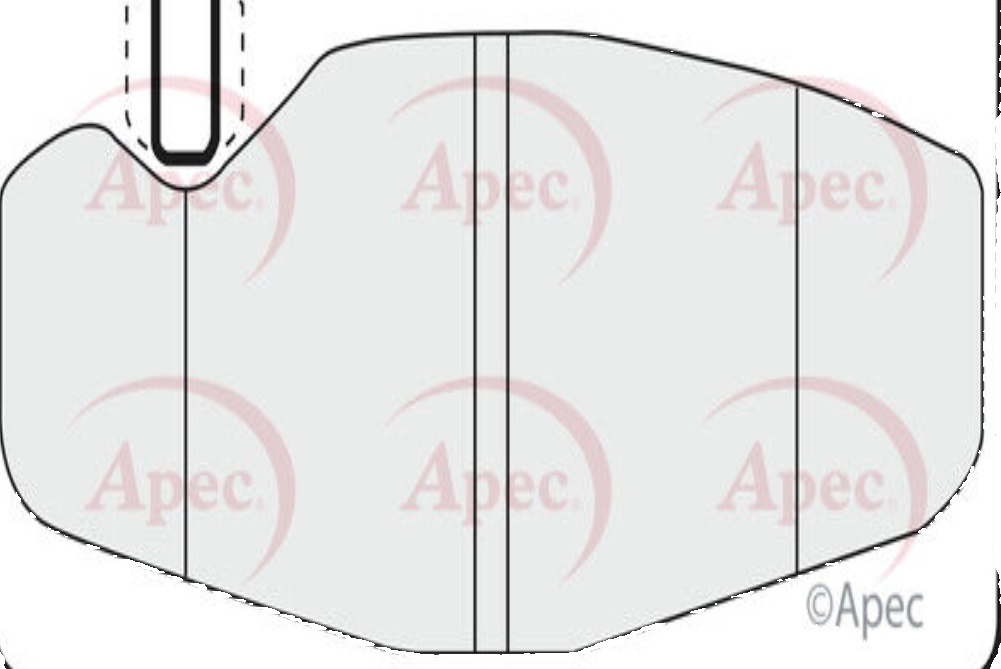 APEC REAR BRAKE PAD SET DISC BRAKE FOR LEXUS TOYOTA CELSIOR LS