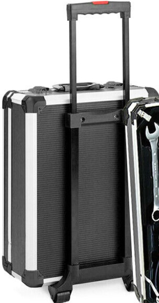 810PCS Tool Set Case Mechanics Kit Box Organize with Castors Toolbox Trolley