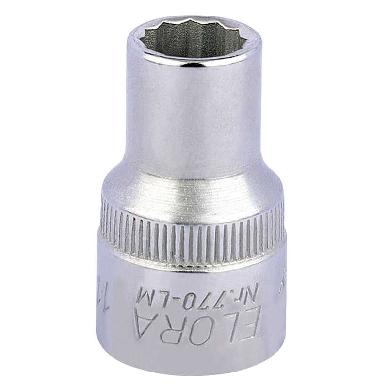 Draper 24567 Elora Bi-Hexagon Socket 1/2"" Sq Dr 11mm