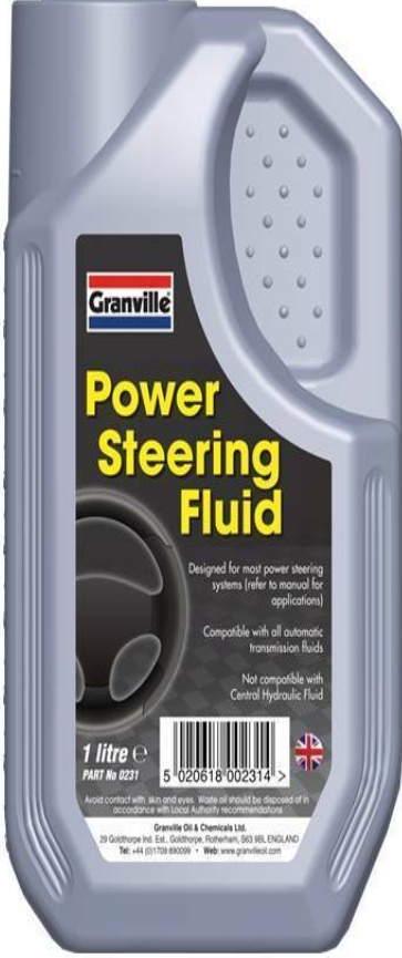 Granville Power Steering Fluid Synthetic Oil Based Hydraulic Lubricant 1 Litre