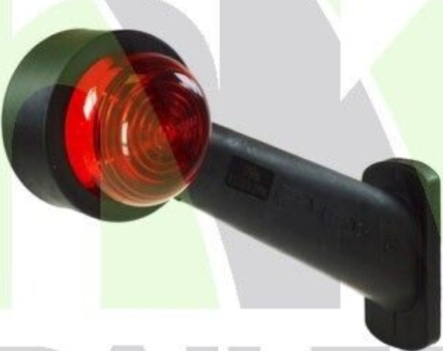 Trailer Stork Stalk Light, Roof, Outline Marker lights, Lamp, HB510, Rubber, 12v