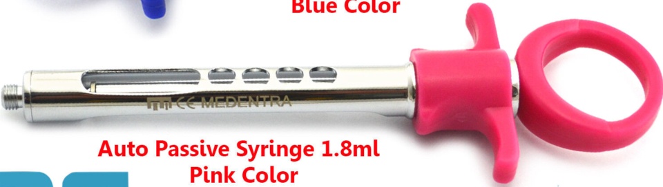 X3 Dental Self Aspirating Surgical Dentist Auto Passive Syringes Anaesthesia