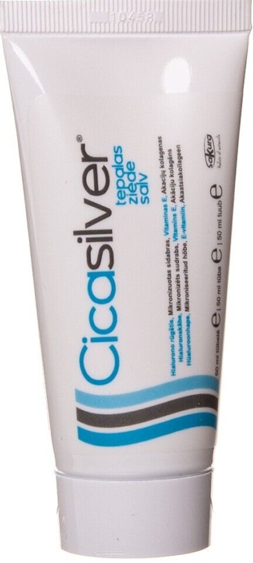 CICASILVER Ointment 50 ml Treatment Of Superficial Skin Lesions Chronic Wounds