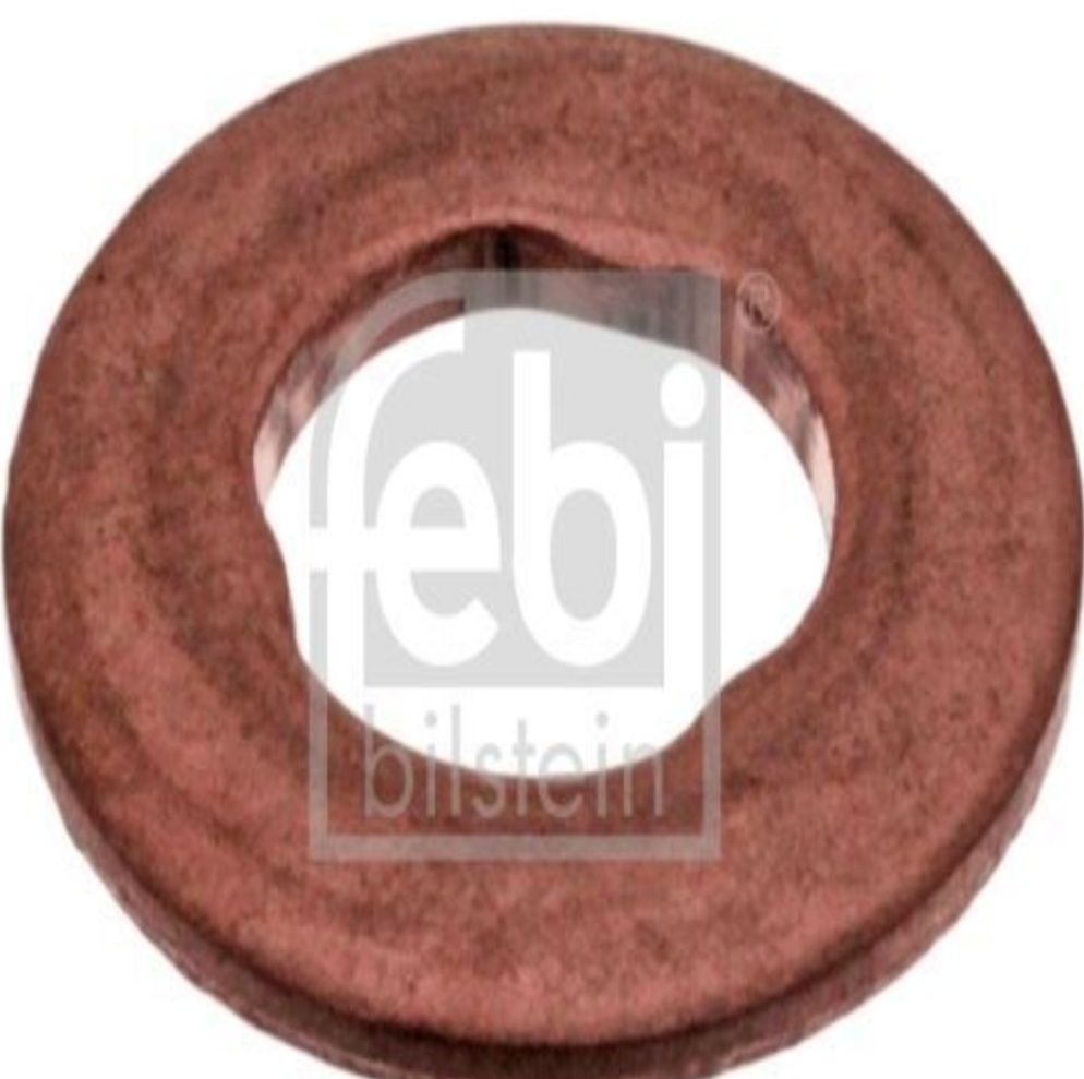Genuine Febi Diesel Injector Copper Base Washers Set of 6 Mercedes CLK