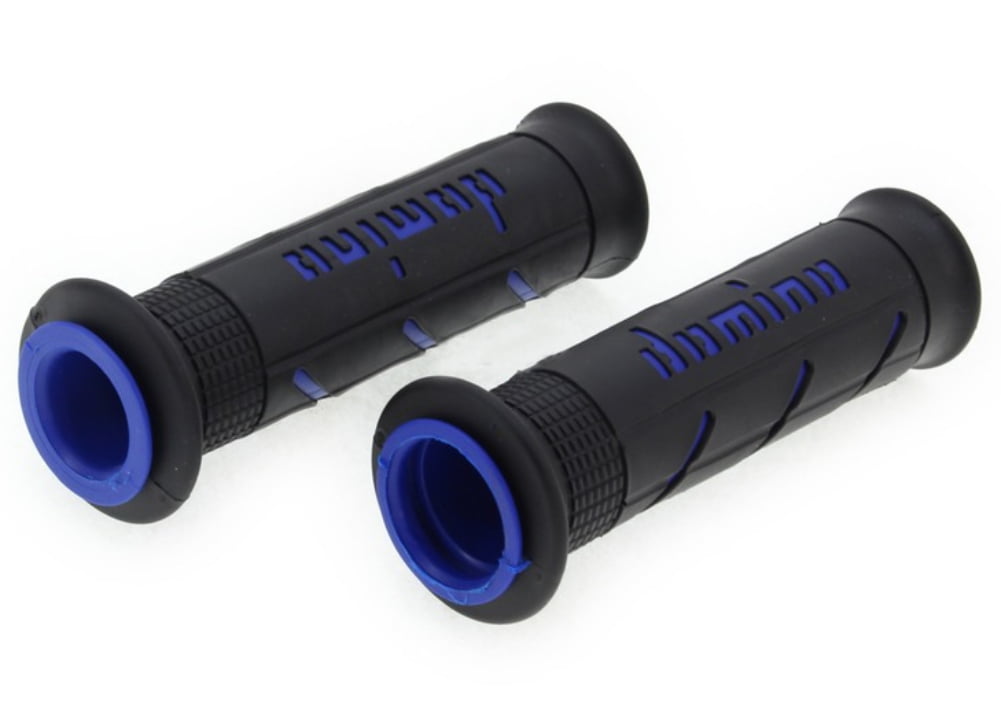Genuine Domino Black & Blue XM2 Handlebar Grips for Aiyumo Bikes