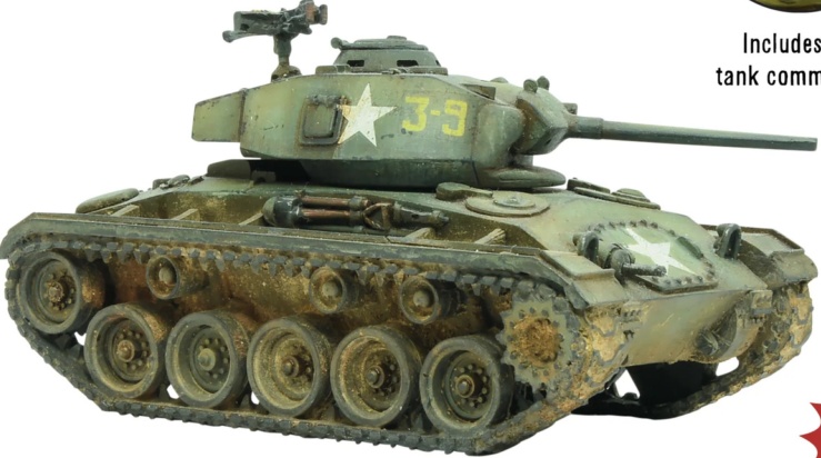 Bolt Action- M24 Chaffee, US light tank - Warlord Games NEW