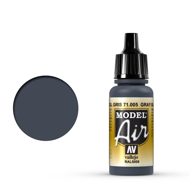 Vallejo Model Air - Gray Blue 18ml Model Paint 71005