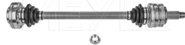 Rear Left MEYLE GERMANY 314 498 0010 Drive Shaft for BMW