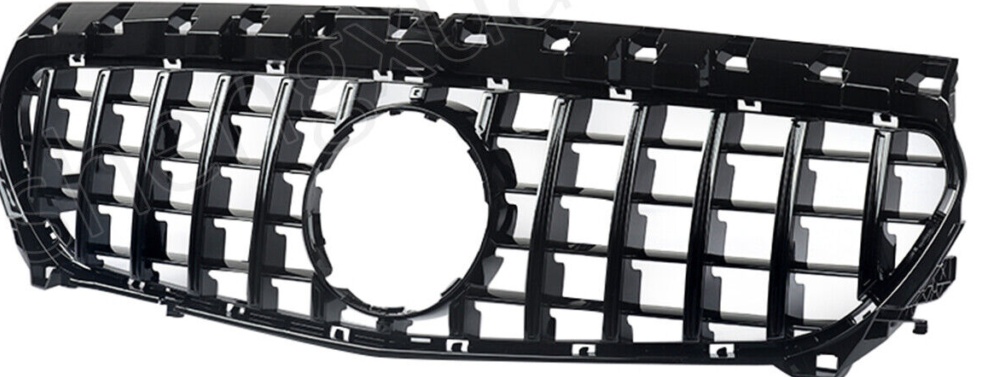 FOR MERCEDES BENZ CLA W117 C117 2013-18 FRONT GRILLE BLACK PANAMERICANA GT STYLE