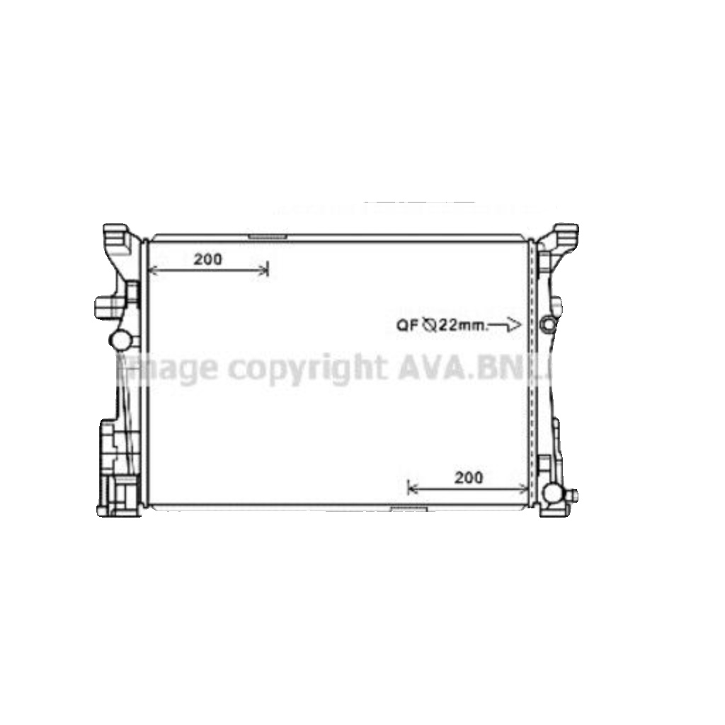 RADIATOR  FIT MERCEDES A-CLASS W176 B-CLASS W242 W246 CLA GLA MANUAL CARS