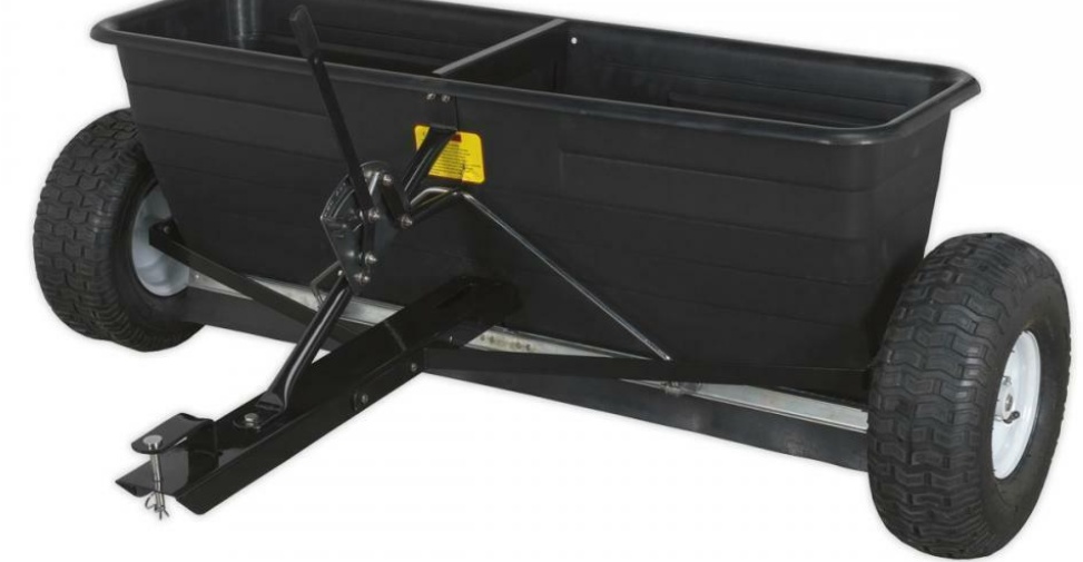 Sealey Drop Spreader 80kg Tow Behind Garage Workshop DIY - Image 6