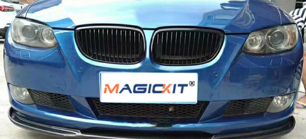 Pair Glossy Black Kidney Grilles Grill For BMW 3 Series E92 M3 Coupe E93 2007-10