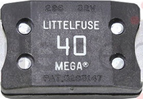 MEGA FUSE 40 (Amp) 32V Made by LITTELFUSE part # 0298040.ZXB M8 holes
