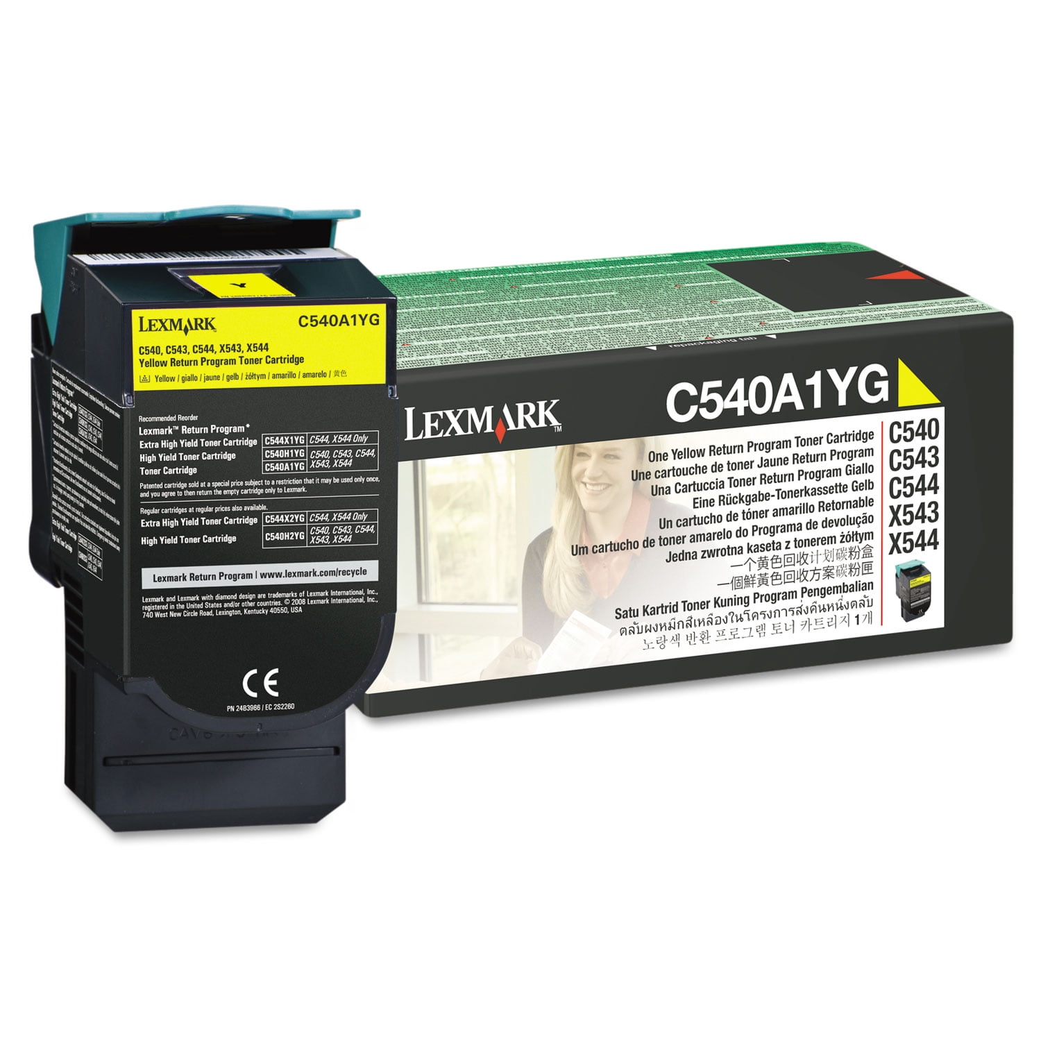 Genuine Lexmark C540A1YG Yellow Toner Cartridge VAT INCL A-