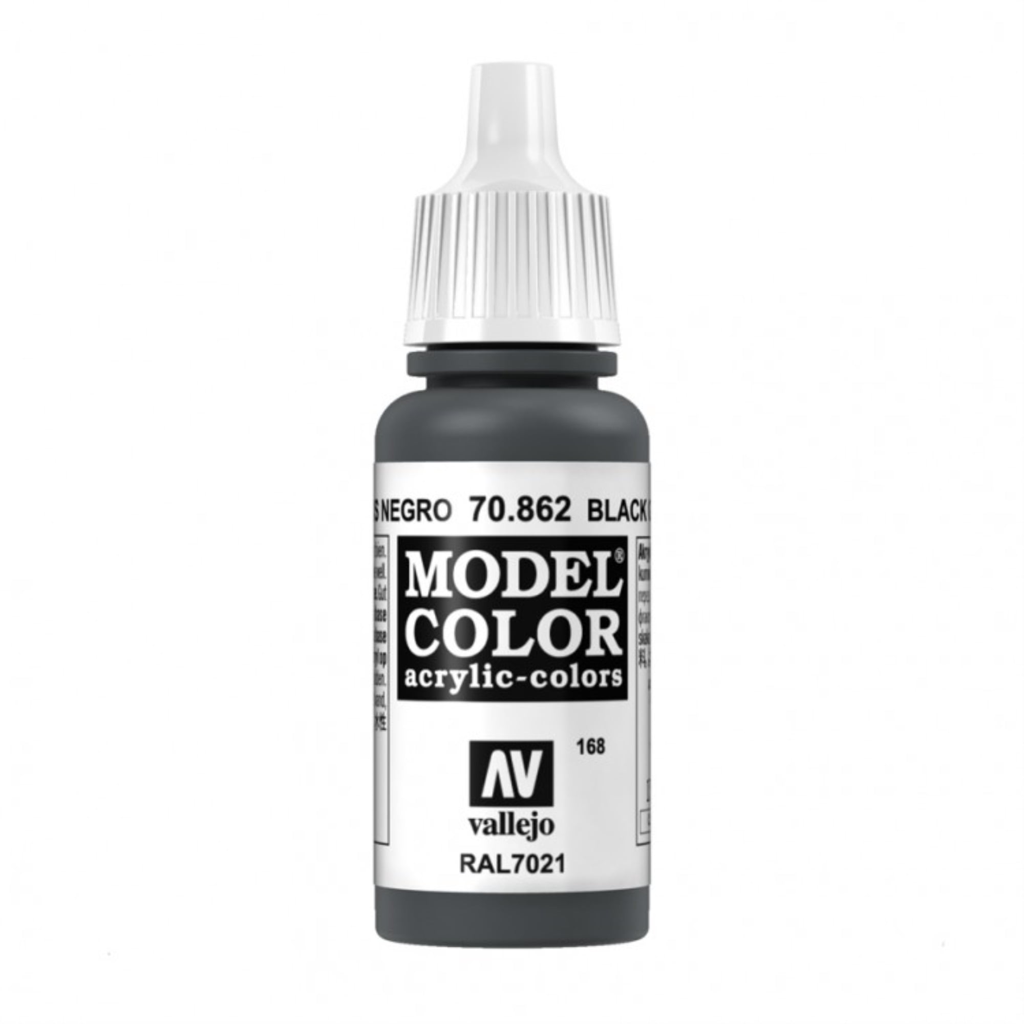 Vallejo Model Color Acrylic Paint, Black Grey, 18 ml, Self-Leveling, BSL System for Modeling and Miniatures - Image 7