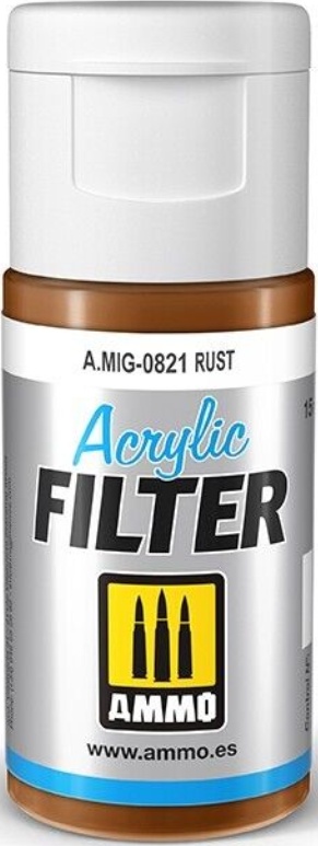 Ammo Mig A.Mig0821 15ml - Acrylic Filter - Rust