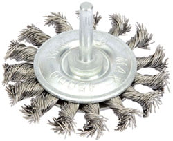 Draper 41434 Steel Twist-Knot Wire Wheel Brush 75mm