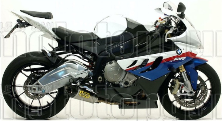 Full Exhaust Arrow Competition Evo Titan Bmw S 1000 Rr 2009 > 2014