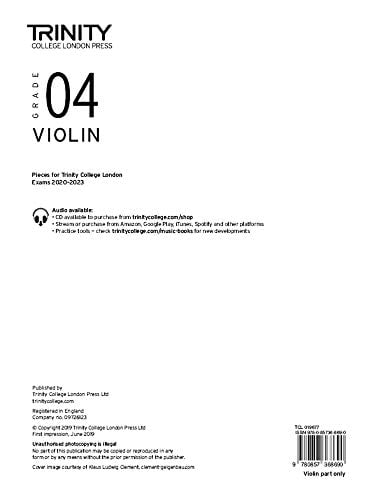 Violin Exam Pieces From 2020: Grade 4 (Part Only) Trinity College London - Image 6