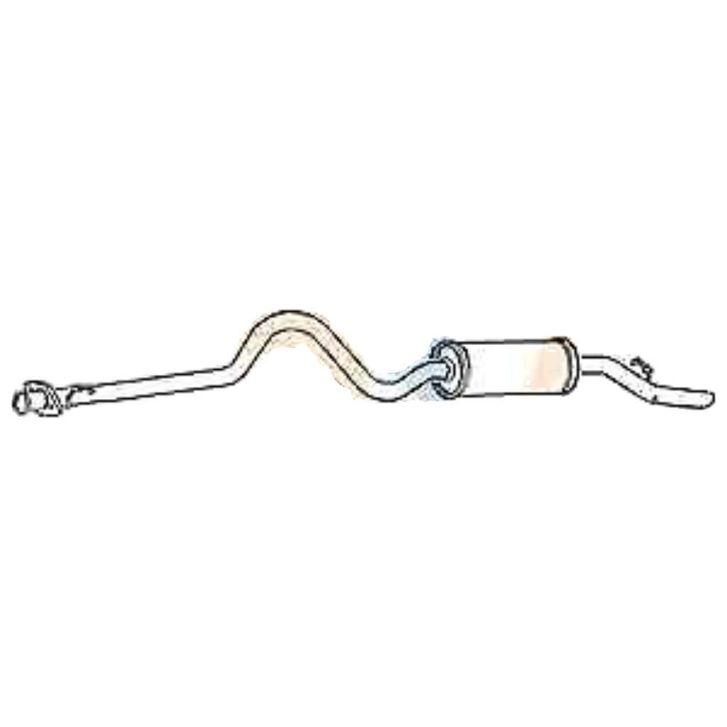 Klarius box with tail pipe fits Land Rover 110 2.5 94-99 LR150C