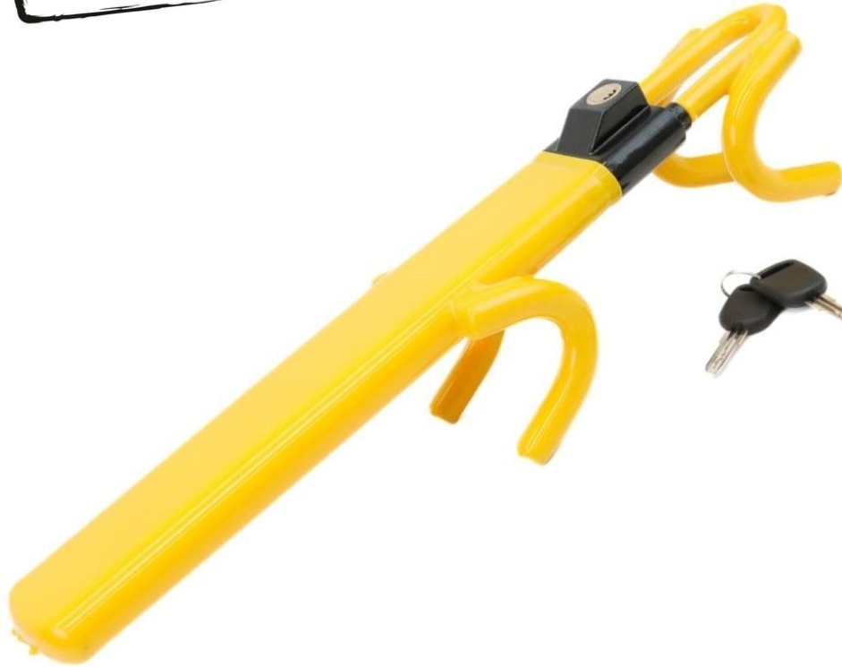Streetwize Steering Wheel Lock Double Hook Twin Bar Lock Anti Theft Protection