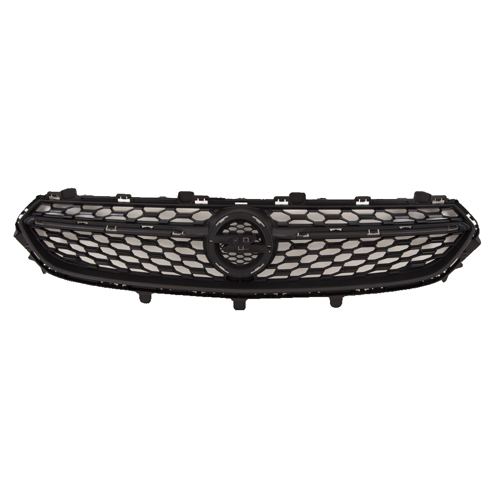 Front Bumper Main Center Grille Black Fits Vauxhall Corsa F 2020-