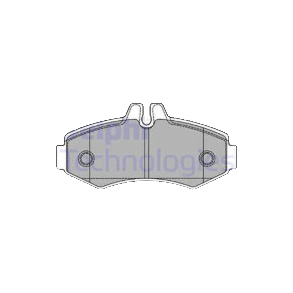 LP1425 DELPHI Brake Pad Set, disc brake for MERCEDES-BENZ