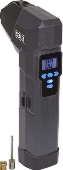 Sealey CTI120 Portable Compressor Pump Rechargeable Tyre Inflator Powerbank LED