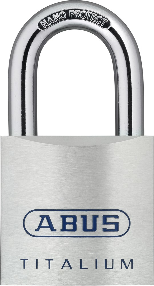 ABUS TITALIUM PADLOCK 50mm KEYED, STANDARD SHACKLE - 80TI/55