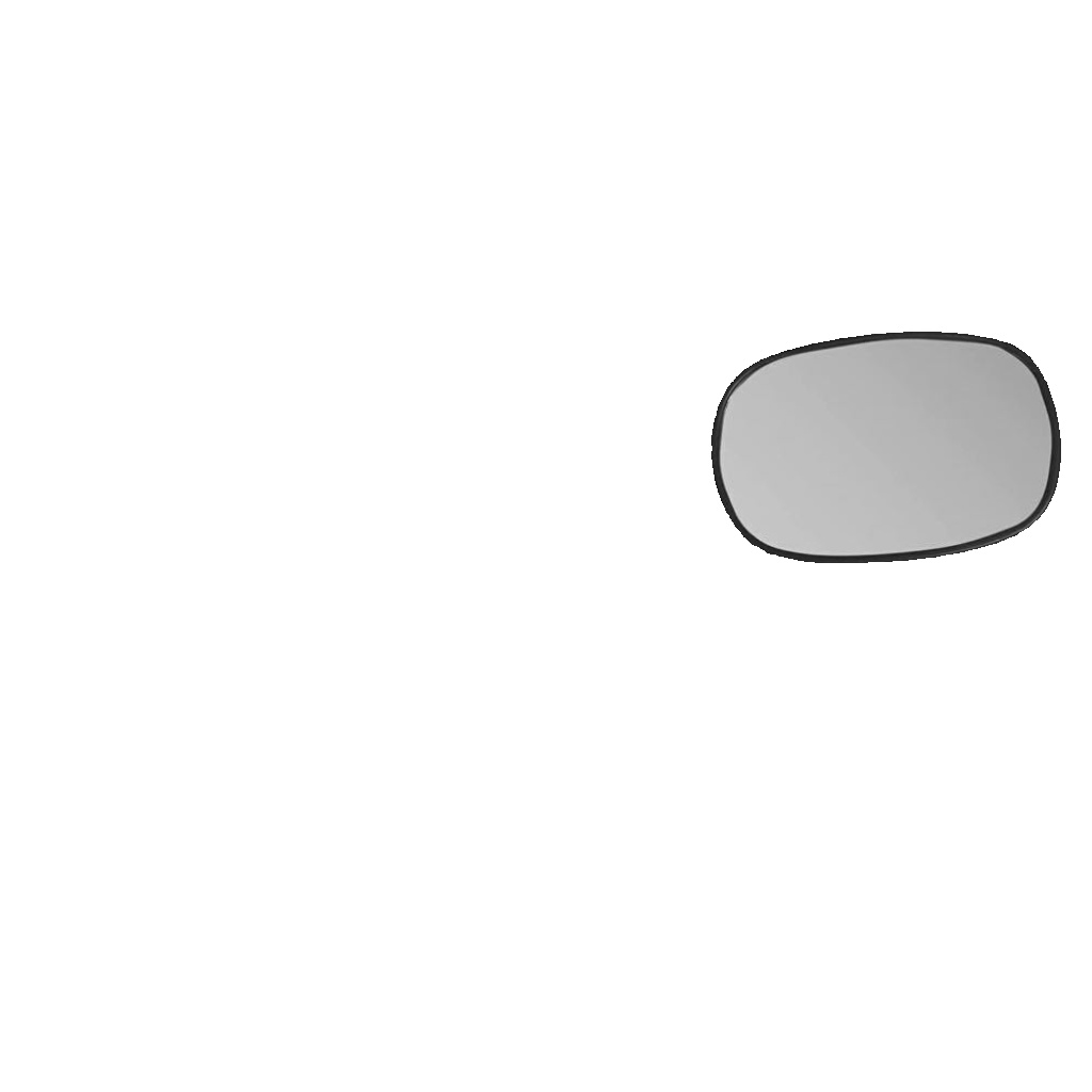 Pair of Rock Steady Convex & Flat Glass Car Van Caravan Trailer Towing Mirrors