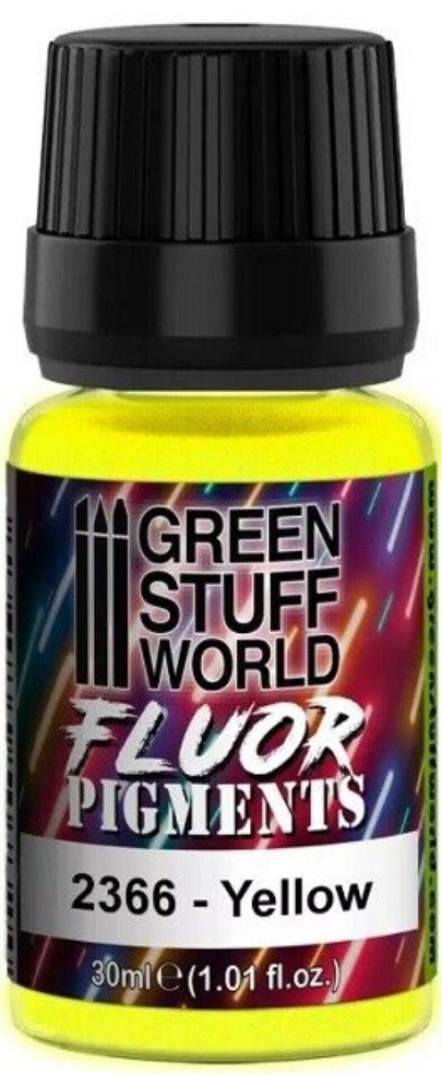 Green Stuff World GSW2366 - Pigment Fluor Yellow 30 ml - New