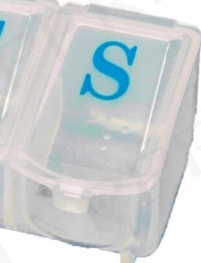7 Day Compartment Pill Tablet Organiser Holder Dispenser Storage Box (MS02528)