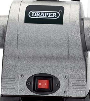 DRAPER 05097 200mm 550W 230V Heavy Duty Bench Grinder with Worklight GD825L