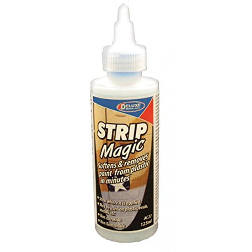 STRIP MAGIC 125ml paint stripper fast acting LOW ODOUR AC22 Deluxe Materials