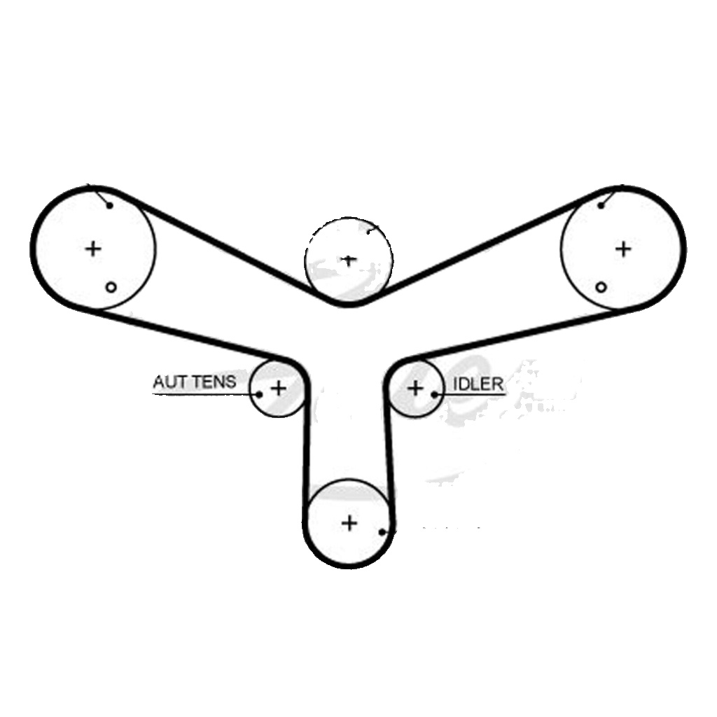 Gates K025624XS PowerGrip Timing Belt Kit - Image 13