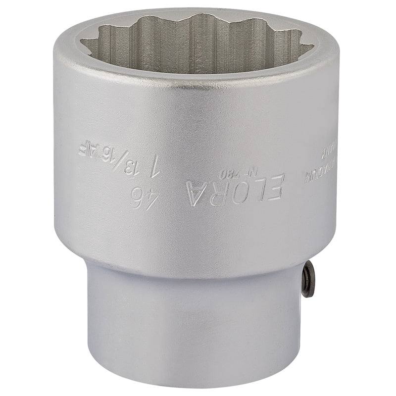 Draper 67476 Elora Bi-Hexagon Socket 1"" Sq Dr 46mm