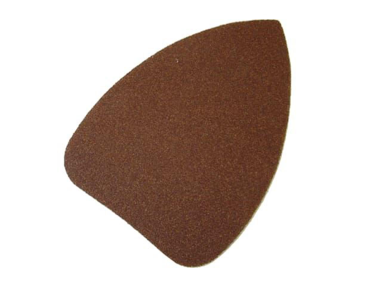 Faithfull Mouse Sander Sheets Hook & Loop Red Plain Coarse (Pack Of 5) FAIAOMOUS