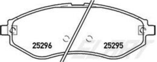 Fits BREMBO P 10 057 HAM PADS. FRONT FRONT Akebono CHEVROLET/CHEVROLE ⭐UK Stock⭐