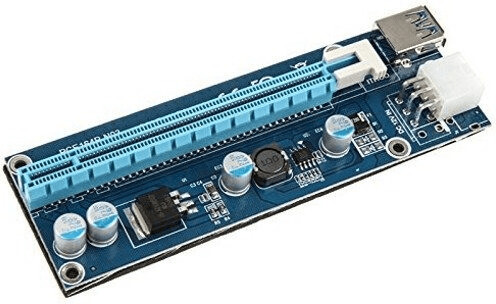 Kolink Pci-E 1X To 16X Powered Riser Card Mining Rendering Kit Pro