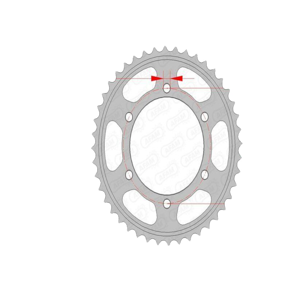 AFAM Standard Steel Sprocket 12813-Step 530 For Motorcycle Parts Accessories