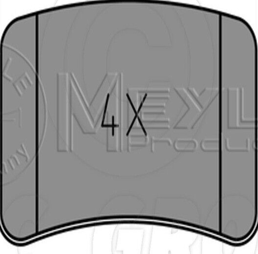 Brake pads Rear Axle 025 233 0515 MEYLE for CITROËN C5 I C5 I Estate C5 II