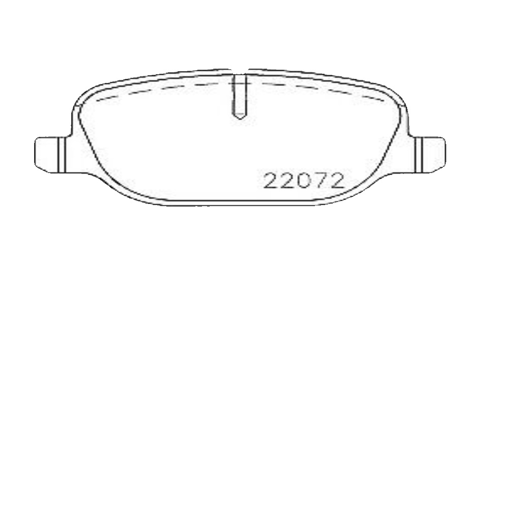 Brembo Brake Pad Rear - P23166