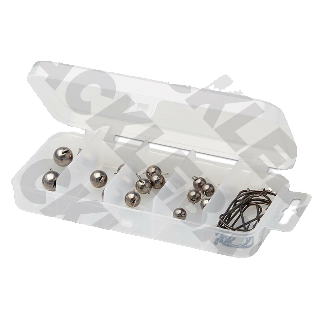 SAVAGE GEAR 30pc CHEB HEAD KIT FOR SOFT BAIT HOOKS RIB WORMS CRAYFISH SANDEEL