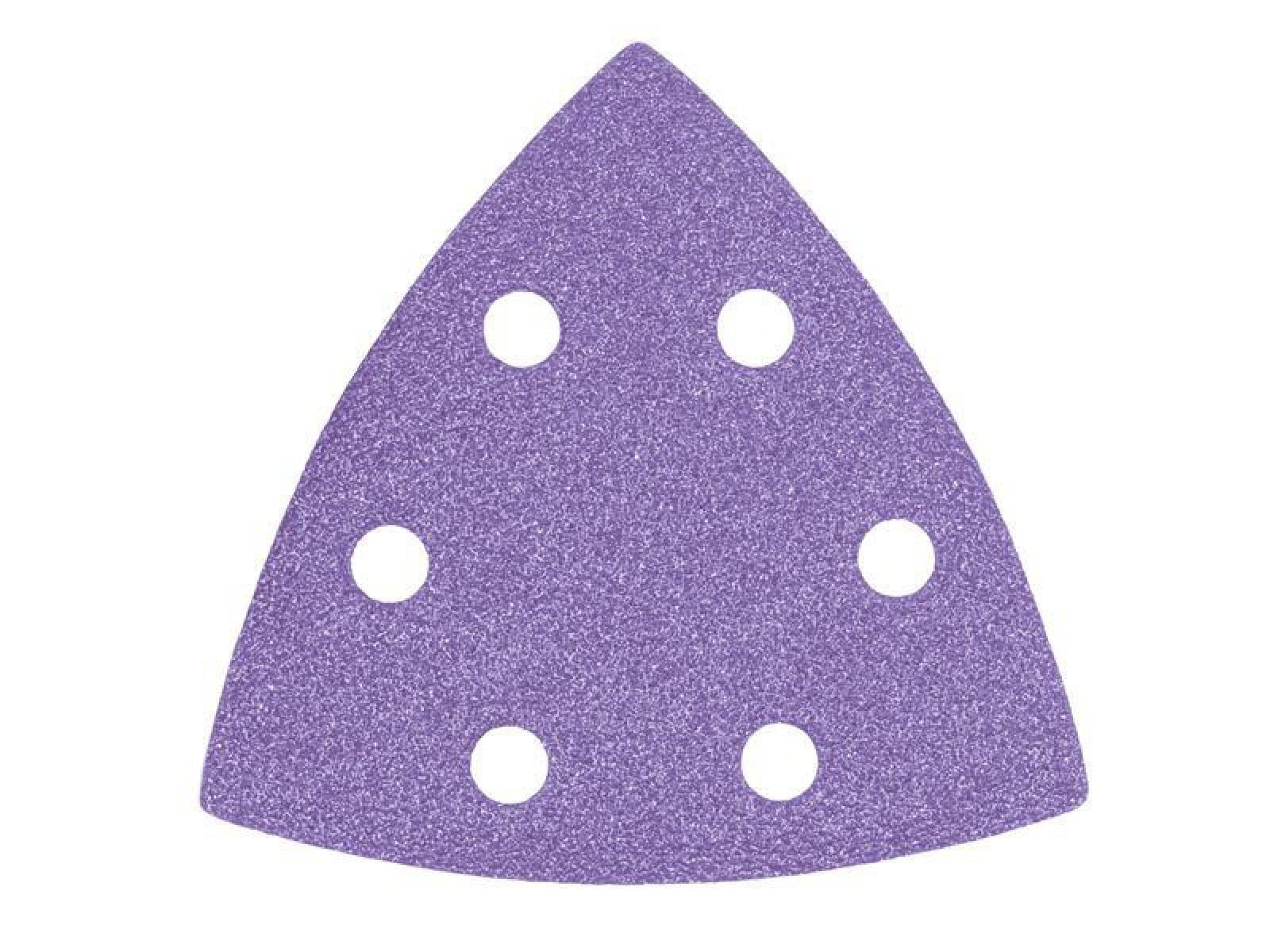 Trend AB/OSC/80Z Zirconium Delta Sanding Sheets 93mm 80 grit 10 Pack - Image 2