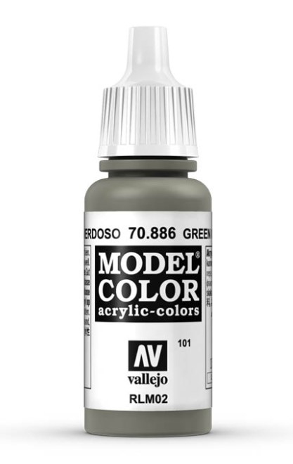 Vallejo VJ70886 Model Color 17 ml Acrylic Paint - Green Grey - Image 7