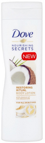 Dove Body Lotion Smoothing Care Natural Coconut Oil for All Skin Types, 6x400ml