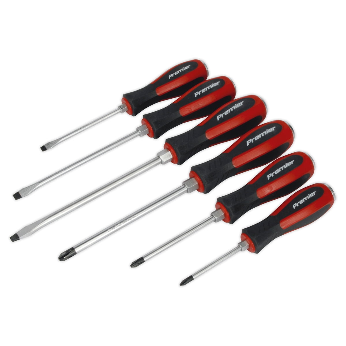 Sealey AK4932 Premier Hammer-Thru Screwdriver Set 6pc