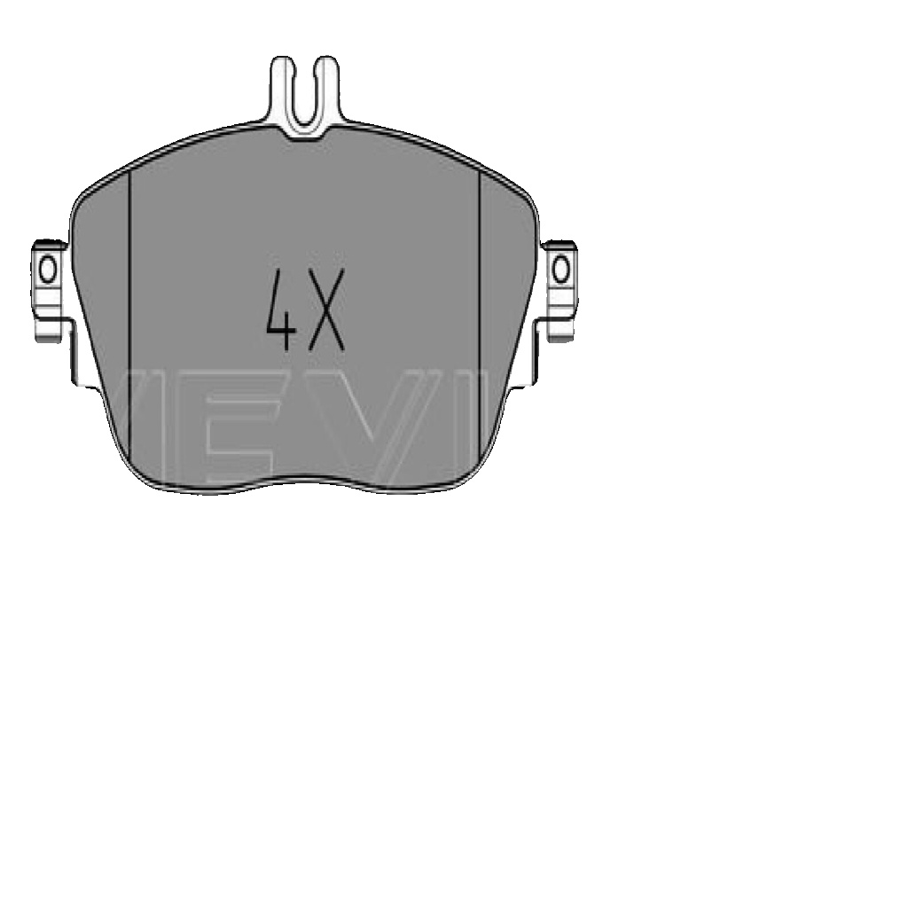 Original MEYLE Brake Pad Set Disc Brake 025 248 6919 for Mercedes-Benz